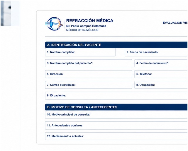 Vista previa del formulario